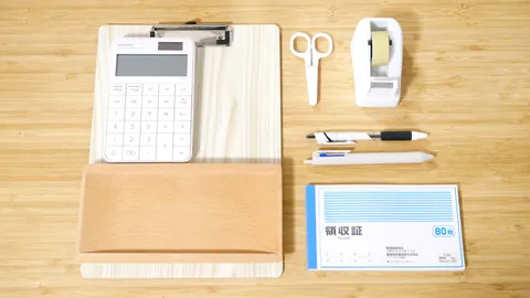 文具・電卓・領収証