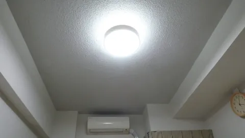 明るさと光の色はリモコンで調整できます